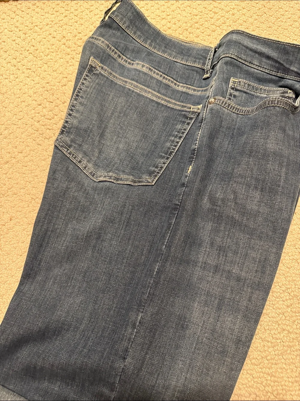 Reiss Men's Straight Indigo Blue Jeans